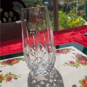 Vintage Waterford Crystal Lismore Vase 6”